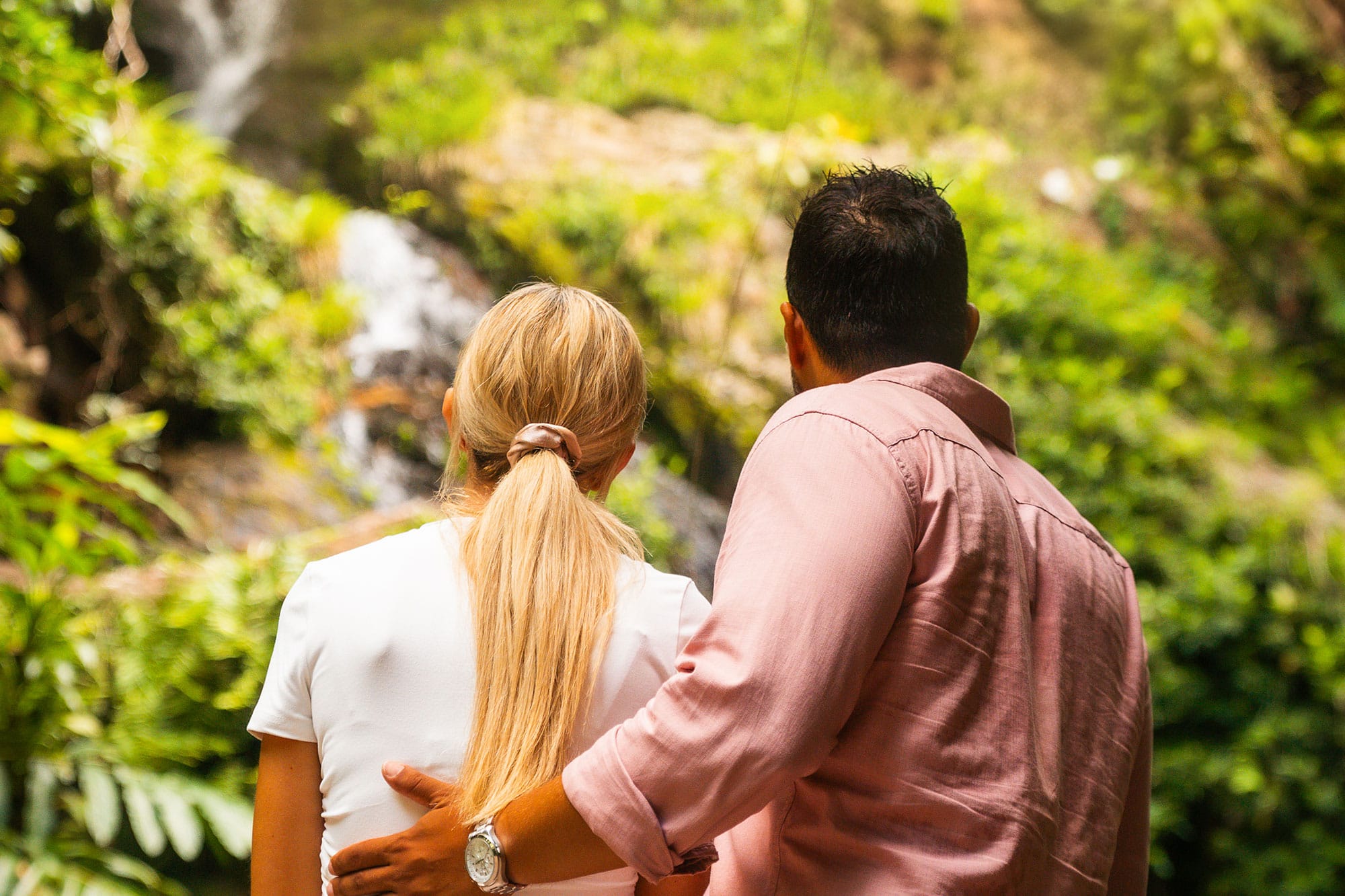 Discover a private waterfall